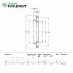 Rodamiento axial de agujas AXW40-SKF