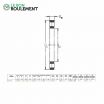 Rodamiento axial de agujas TC1018-INA