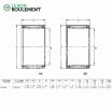 Casquillo de agujas BK6032-INA