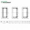 Casquillo de agujas HK1012-RS-FPM-L271-INA