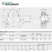 Unidad de rodamiento RSHE55-INA