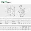 Unidad de rodamiento PCFT17-INA