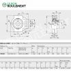 Unidad de rodamiento RTUE65-214-INA