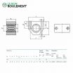 Soporte de Casquillo lineal LUHR12-SKF