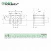 Soporte de Casquillo lineal SC40-UU-AS