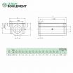 Soporte de Casquillo lineal SCW35-UU-AS