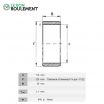 Aro acero interior IR110X125X30-INA