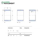 Aro acero interior IR50X60X28-SKF