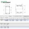 Rodamiento de agujas BR162416-IKO