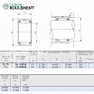 Rodamiento de agujas BR202820-IKO