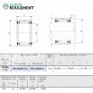 Rodamiento de agujas BR223020-UU-IKO
