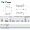 Rodamiento de agujas BR243320-IKO