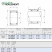 Rodamiento de agujas BR283820-IKO