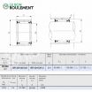 Rodamiento de agujas BR324120-UU-IKO
