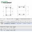 Rodamiento de agujas BR486028-UU-IKO