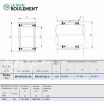 Rodamiento de agujas BR567232-UU-IKO