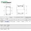 Rodamiento de agujas BR648032-IKO