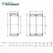 Rodamiento de agujas NK110/40-INA