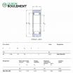 Rodamiento de agujas RNA2204-2RS-SKF