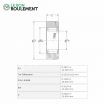 Rodamiento de agujas RNAB2/6-T2-NTN