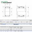Rodamiento de agujas TAF101712-IKO