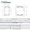 Rodamiento de agujas TAF11013040-IKO