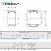 Rodamiento de agujas TAF162420-IKO