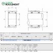 Rodamiento de agujas TAF182616-IKO