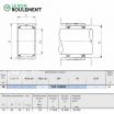 Rodamiento de agujas TAF182620-IKO