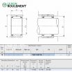 Rodamiento de agujas TAF192716-IKO