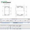 Rodamiento de agujas TAF192720-IKO