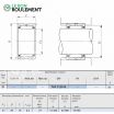 Rodamiento de agujas TAF212916-IKO