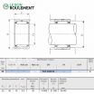 Rodamiento de agujas TAF223016-IKO