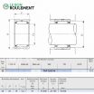 Rodamiento de agujas TAF253316-IKO
