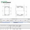 Rodamiento de agujas TAF263416-IKO
