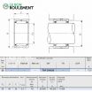 Rodamiento de agujas TAF354520-IKO