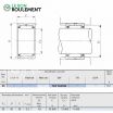 Rodamiento de agujas TAF354530-IKO