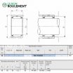 Rodamiento de agujas TAF455530-IKO