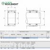 Rodamiento de agujas TAF506235-IKO