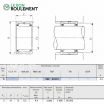 Rodamiento de agujas TAF51012-IKO