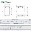 Rodamiento de agujas TAF607225-IKO
