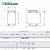 Rodamiento de agujas TAF71412-IKO