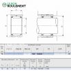 Rodamiento de agujas TAF759235-IKO