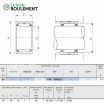 Rodamiento de agujas TAF809525-IKO