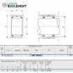 Rodamiento de agujas TAF81516-IKO