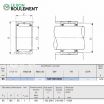 Rodamiento de agujas TAF8510535-IKO