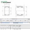 Rodamiento de agujas TAF9011025-IKO