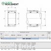 Rodamiento de agujas TAF9011035-IKO