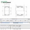 Rodamiento de agujas TAF9511526-IKO