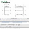 Rodamiento de agujas TAF9511536-IKO